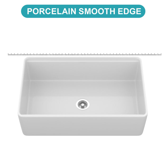 Kitchen Sink Workstation, Single Bowl - White