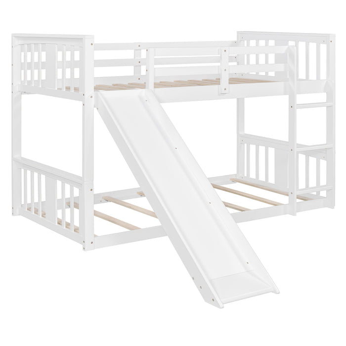 Bunk Bed With Convertible Ladder And Slide