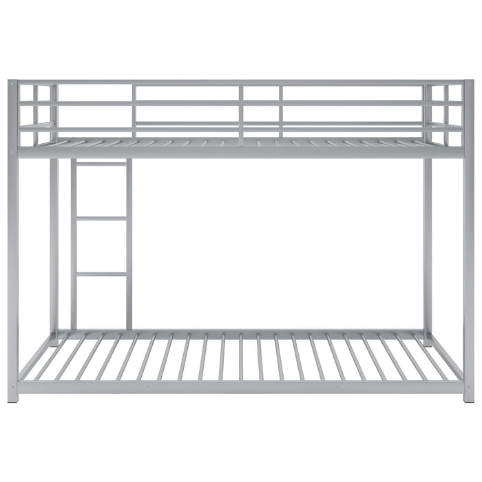 Metal Bunk Bed, Low Bunk Bed With Ladder