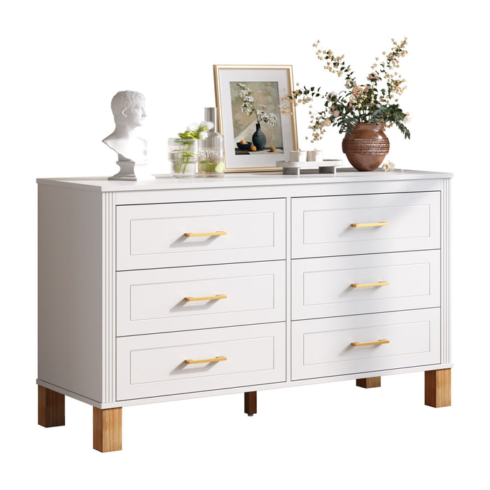 6 Drawer Double Dresser