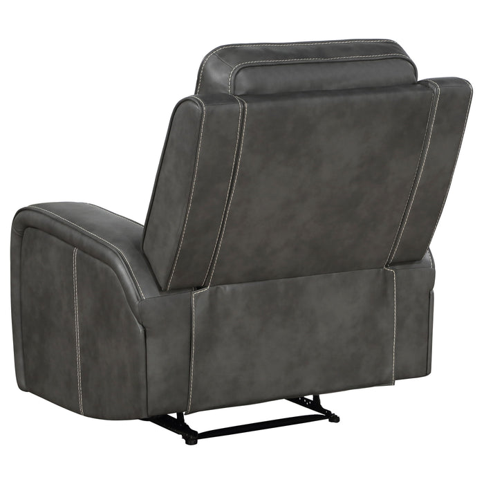 Forrest - Recliner Chair With Tufted Upholstery - Gray