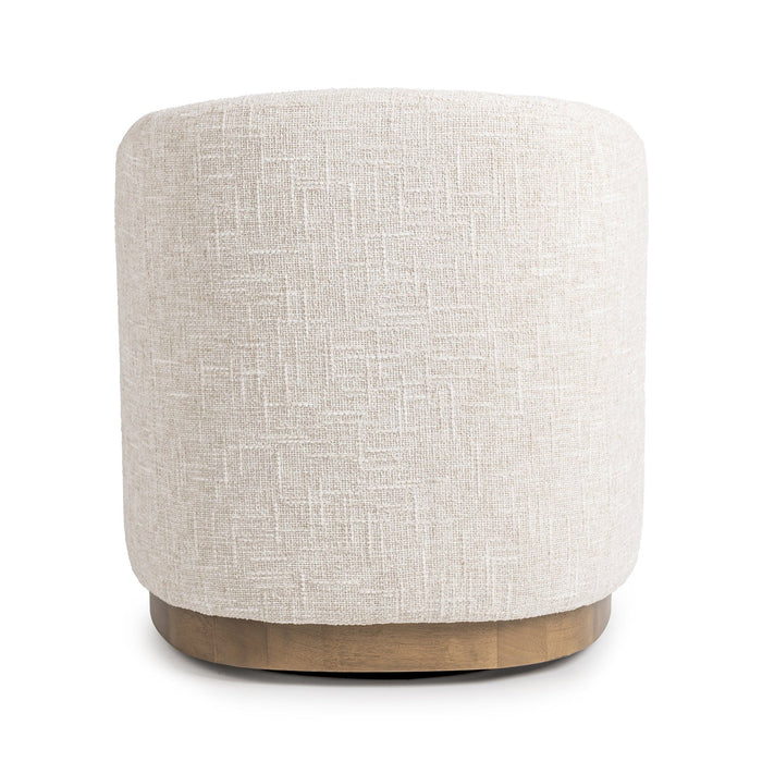 Diah - Swivel Accent Chair - Toasted Linen