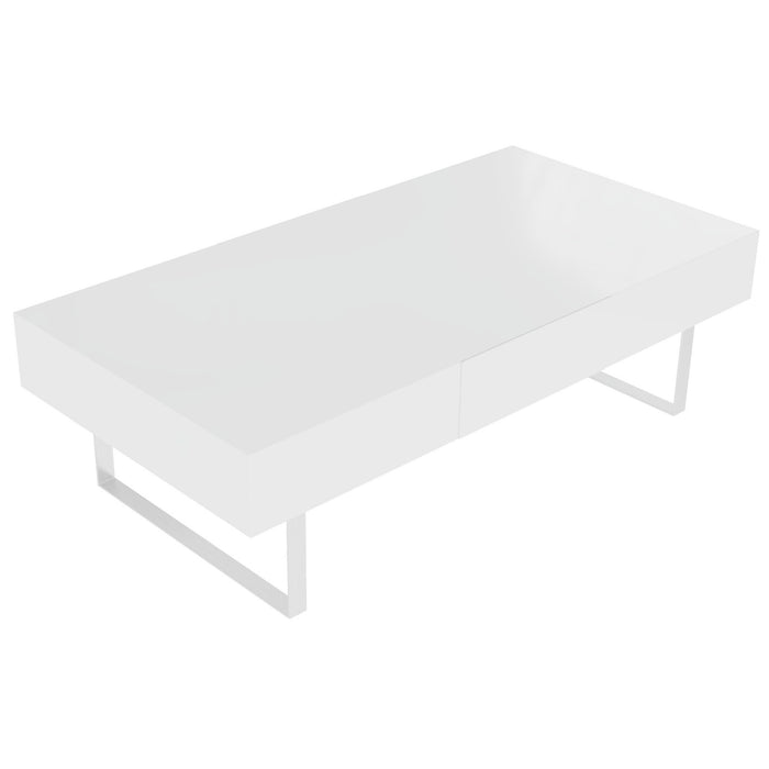 Rectangular Coffee Table With Hidden Storage