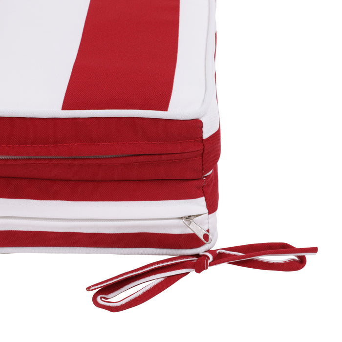 2 Pieces Set Outdoor Lounge Chair Cushion Replacement Patio Furniture Seat