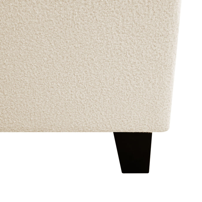 Platform Bed Frame With Tall Headboard And High Footboard