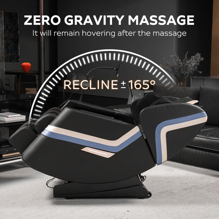 Massage Chair Recliner, Zero Gravity & Full Body Air Pressure - Black