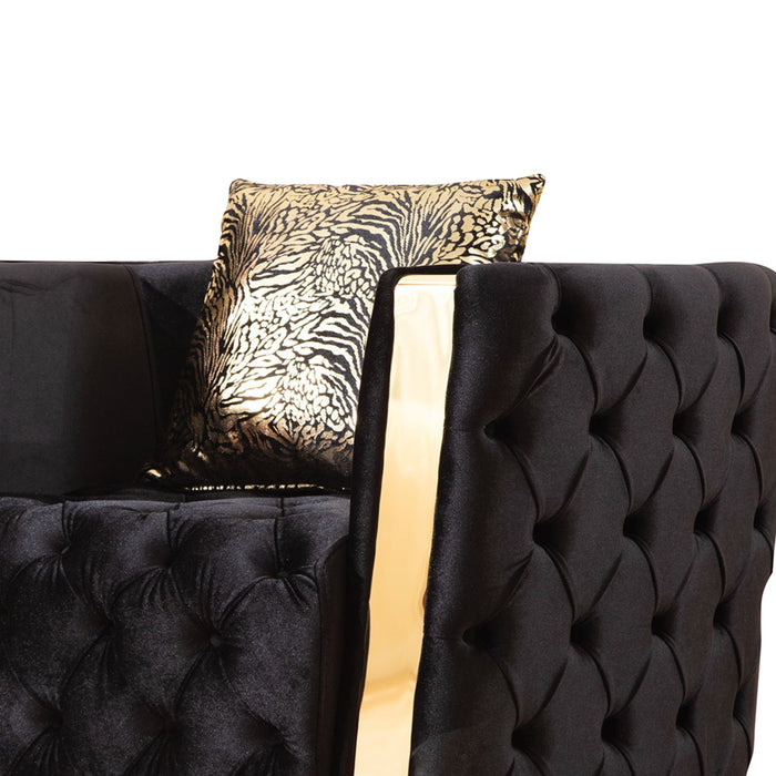 Naomi - Button Tufted Loveseat