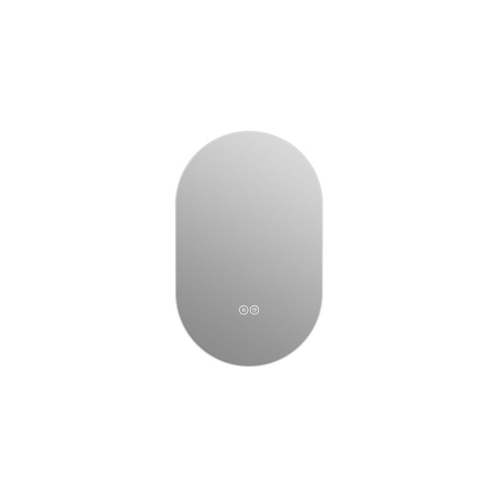 Smart Wall Mounted LED Touch Screen Mirror With Anti-Fog Function And Adjustable Lighting