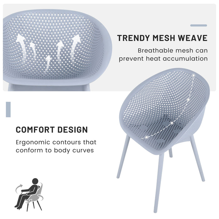 2 Pack Lounge Chair Set & Folding Square Table