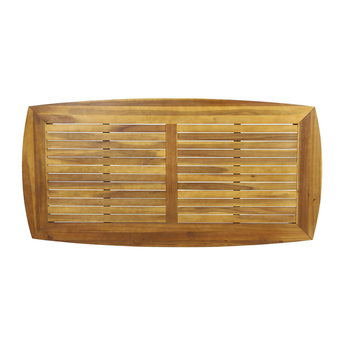 Outdoor Dining Table With Frame - Teak