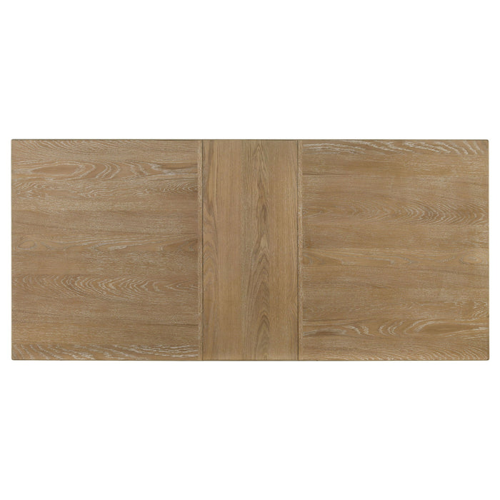 Dreydon - 7 Piece Dining Set With Upholstered Chairs - Light Brown