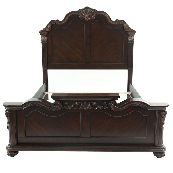 Bed With Carved Details