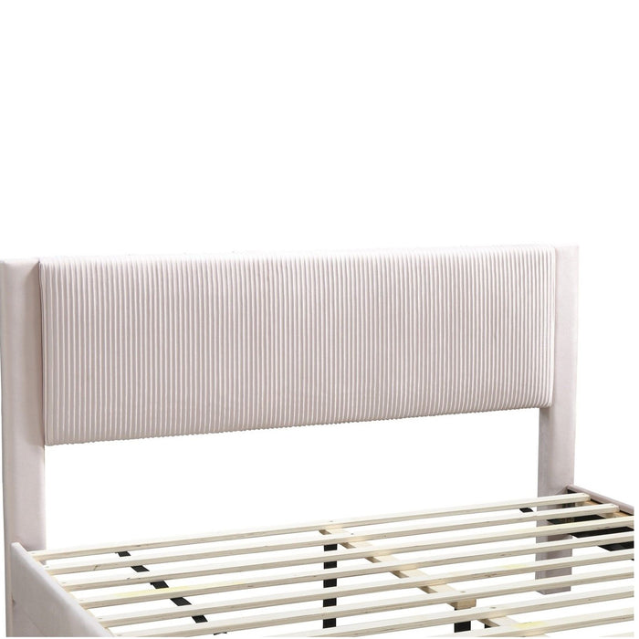 Contemporary Bed & Storage Drawer