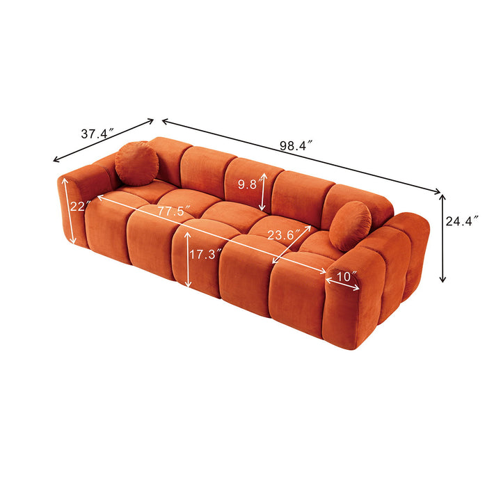 Extra Large Compression Sofa, Cloud Puff Couch For Living Room