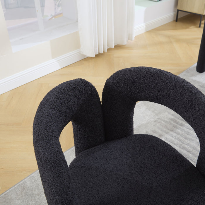 Coolmore Contemporary Designed Accent / Dining Chair With Armrests