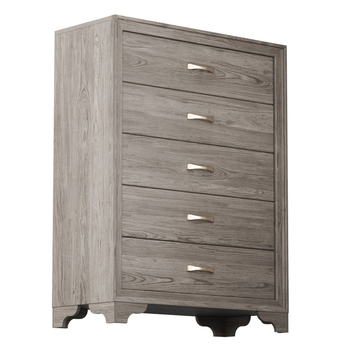 1 Piece Chest With Unique Legs - Natural
