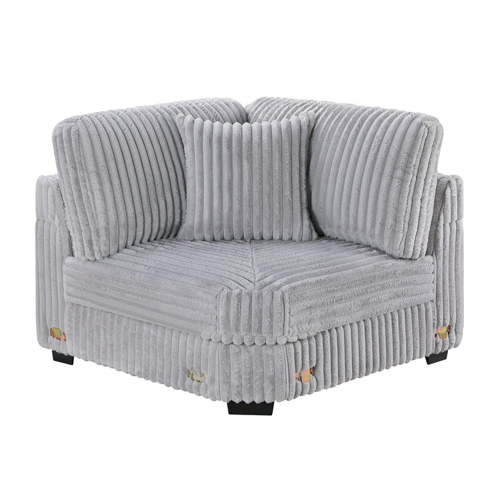 Corner Wedge Chair With Pillow, Living Room Furniture