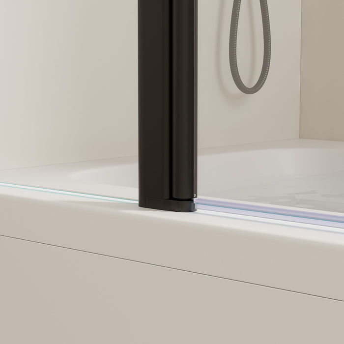 Shower Doors For Bathtub With Tempered Glass