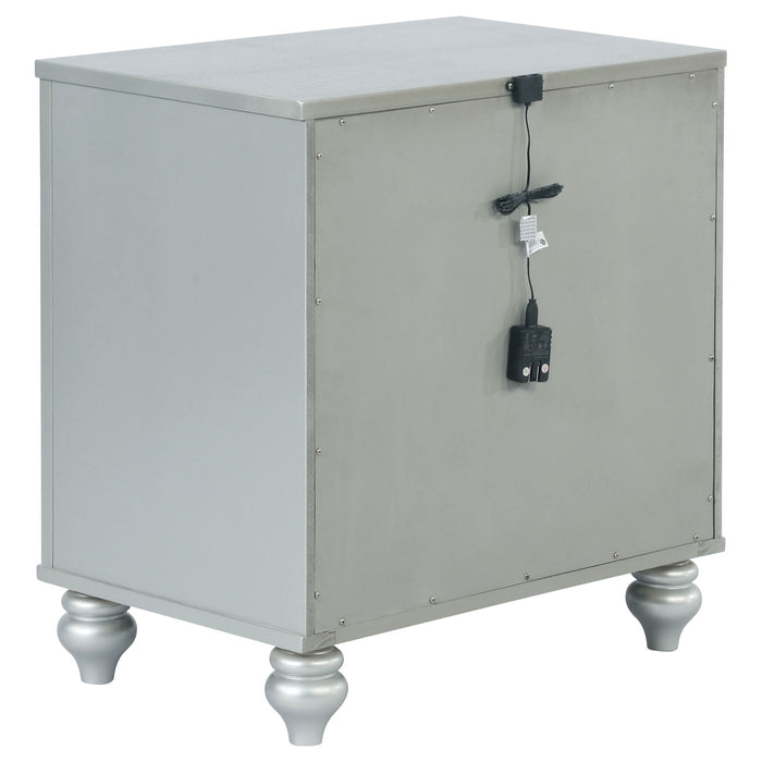 Menlo - 2 Drawer Nightstand - Gray