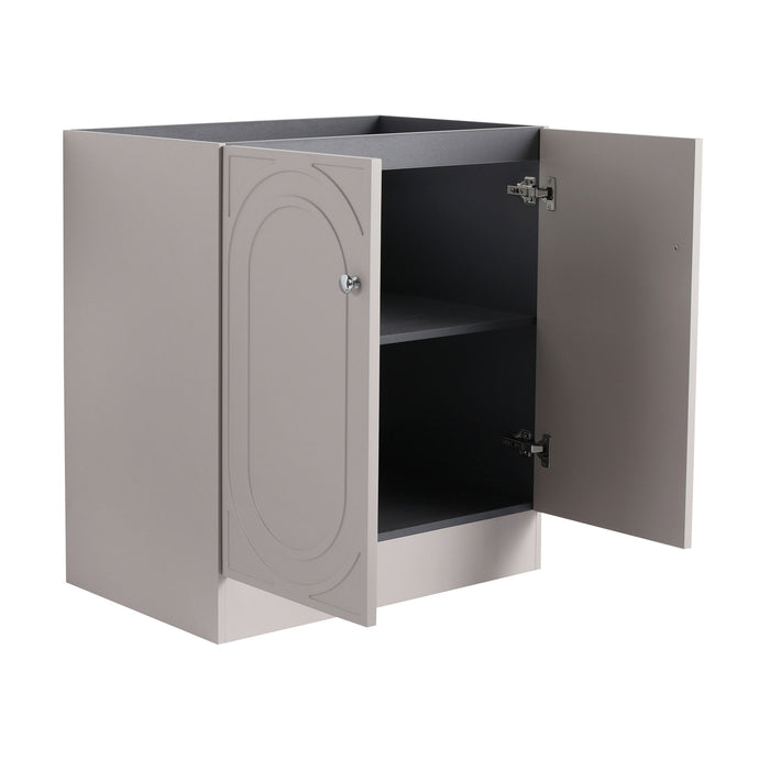 Modern Freestanding Bathroom Vanity With Soft Close Cabinet Doors