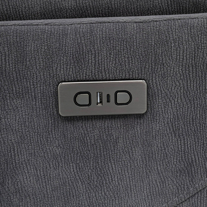 Beacon - Power Swivel Recliner With USB Charging And Adjustable Recline