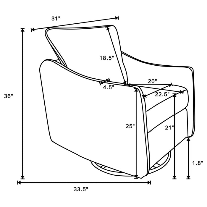 Nikko - Swivel Chair