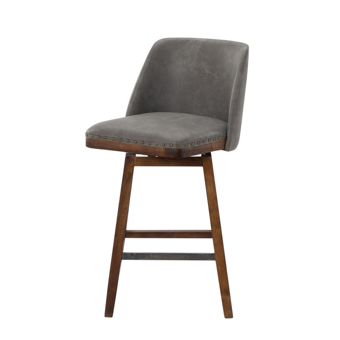 360° Swivel Bar Stool, Counter Height Kitchen Island Chair