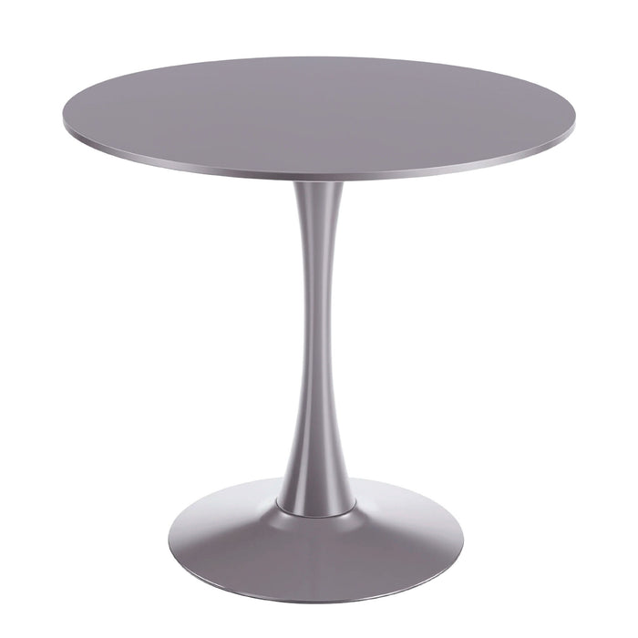 Mid-Century Tulip Table With Round Top, Pedestal Base