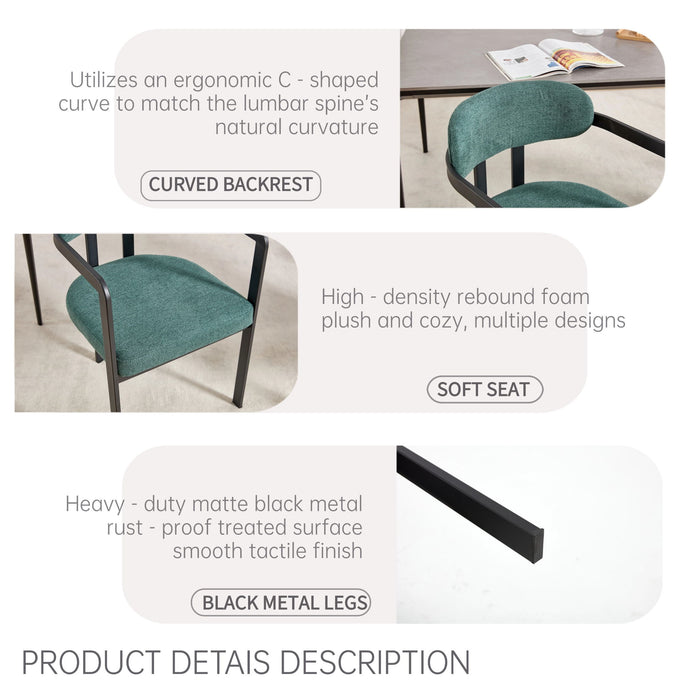 Dining Arm Chairs (Set of 2)