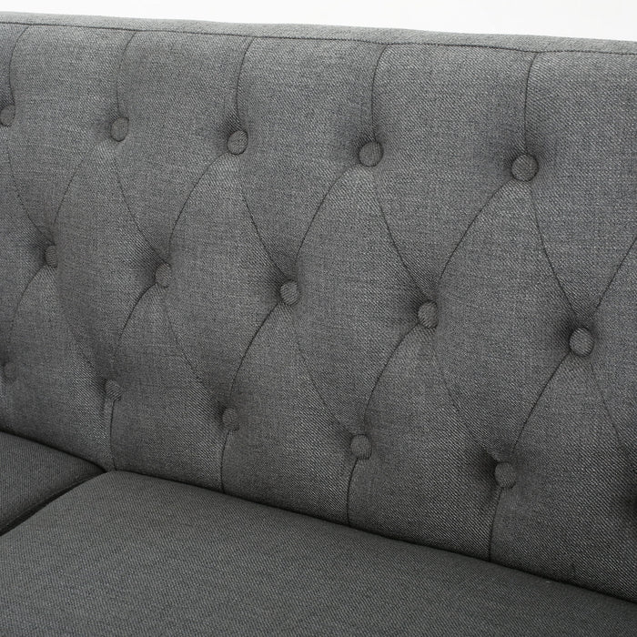 Mid - Century Tufted Loveseat