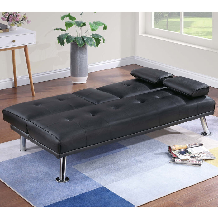 Adjustable Sofa With Fold Down Table And Cup Holders