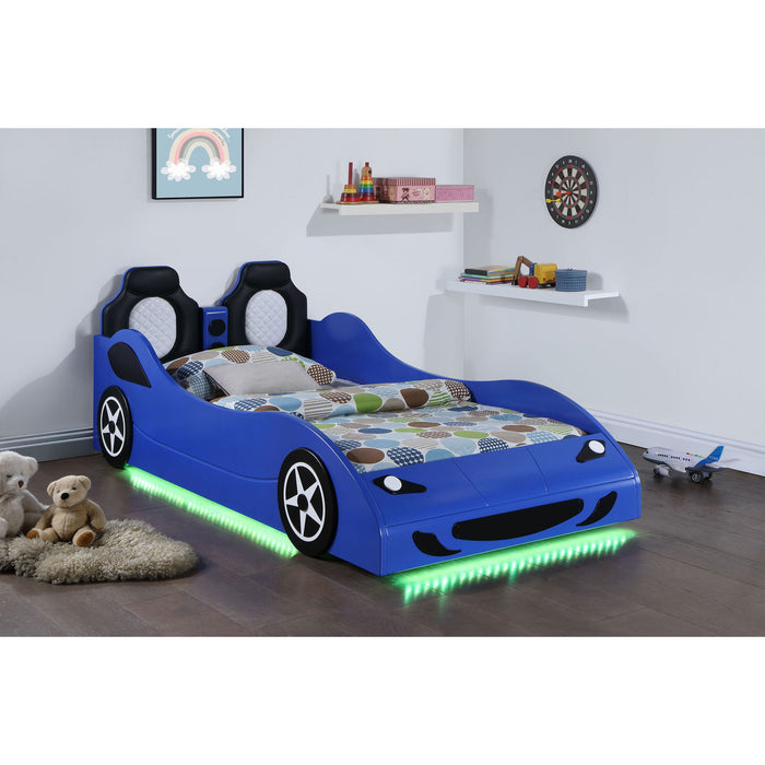 Solana - Race Car Bed With Underglow Lights