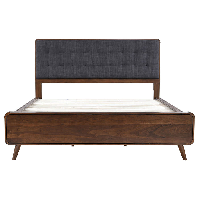 Carson Carrington - Platform Bed With Tufted Upholstery