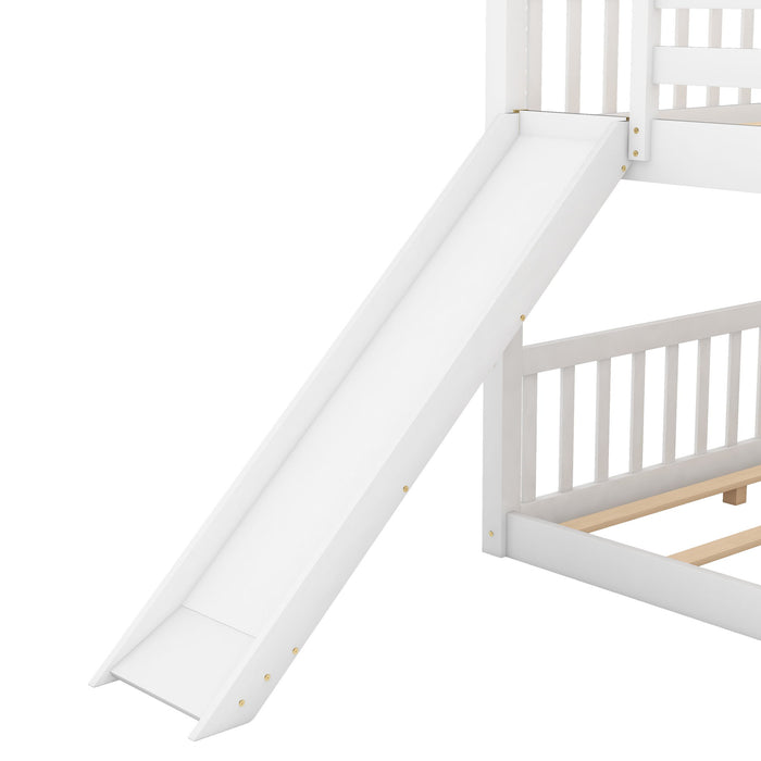 Bunk Bed & Convertible Slide And Ladder