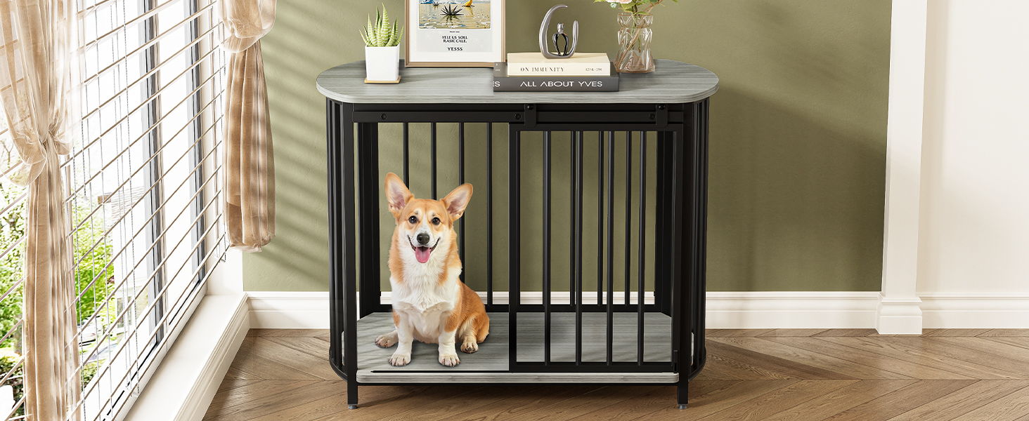 Furniture Style Dog Crate For Small And Medium Dogs