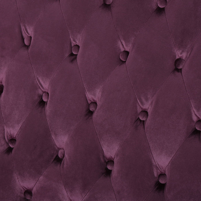 Nurturing - Upholstered Loveseat With Wing Back And Diamond Tufting