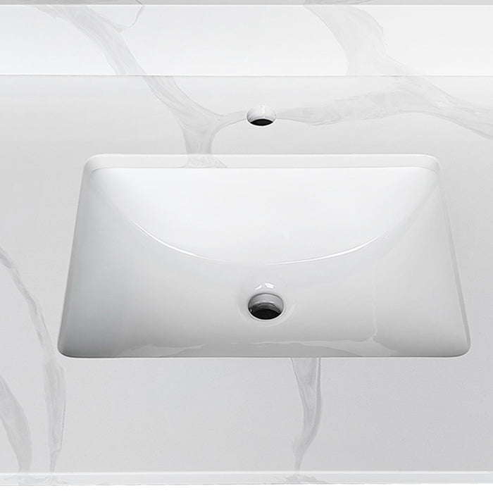 Bathroom Vanity Top With Undermount Single Bowl Sink