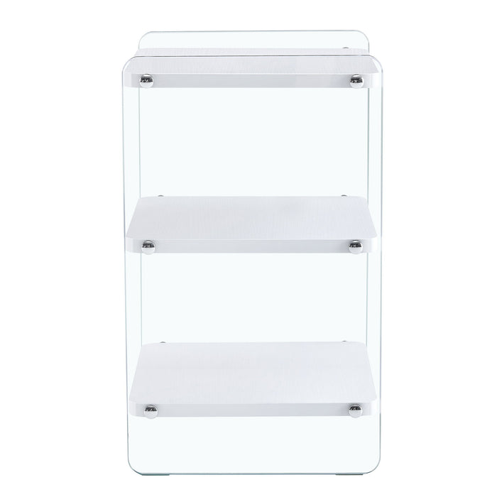 Modern 3 Layer Bedside Cabinet With Storage Function