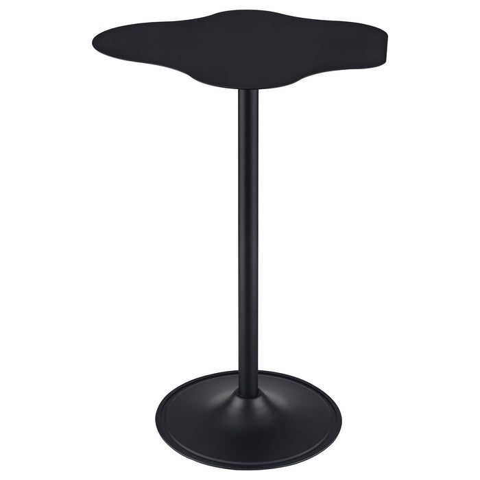Fresno - Curved Cloud Shaped Bistro Bar Table Bar Table - Black