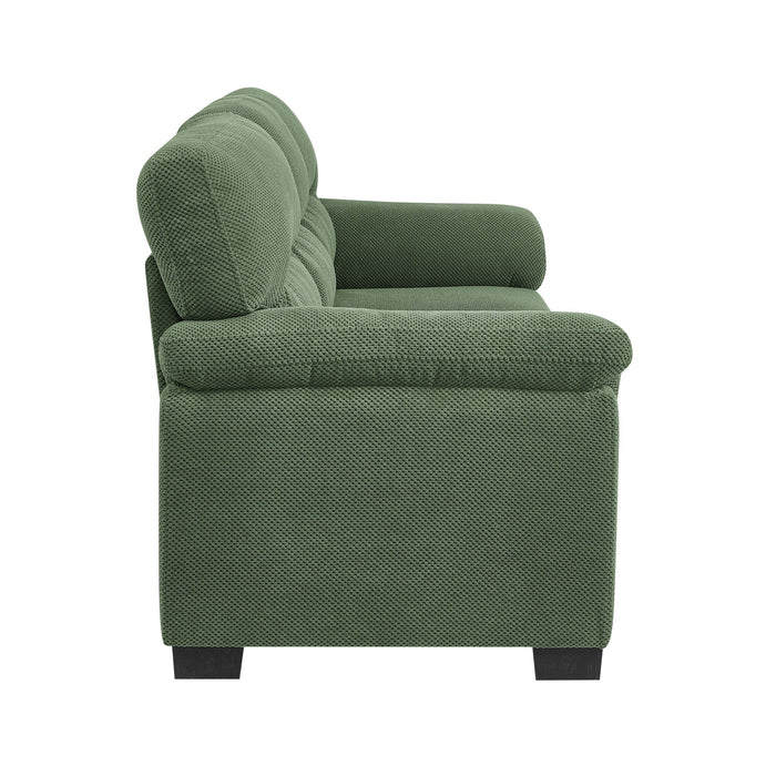 3 Seater Sofa With Padded Armrests And Triangular Leg