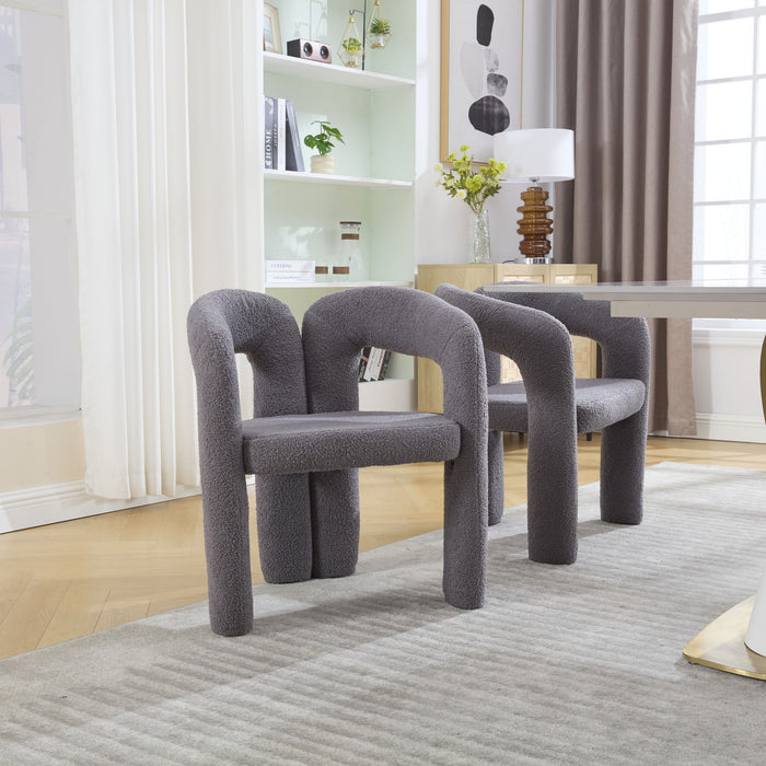 Coolmore Contemporary Designed Accent / Dining Chair With Armrests