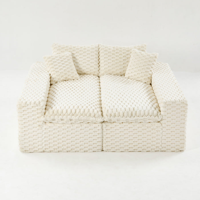 Multifunctional Sofa, Side-By-Side Or Facing Each Other