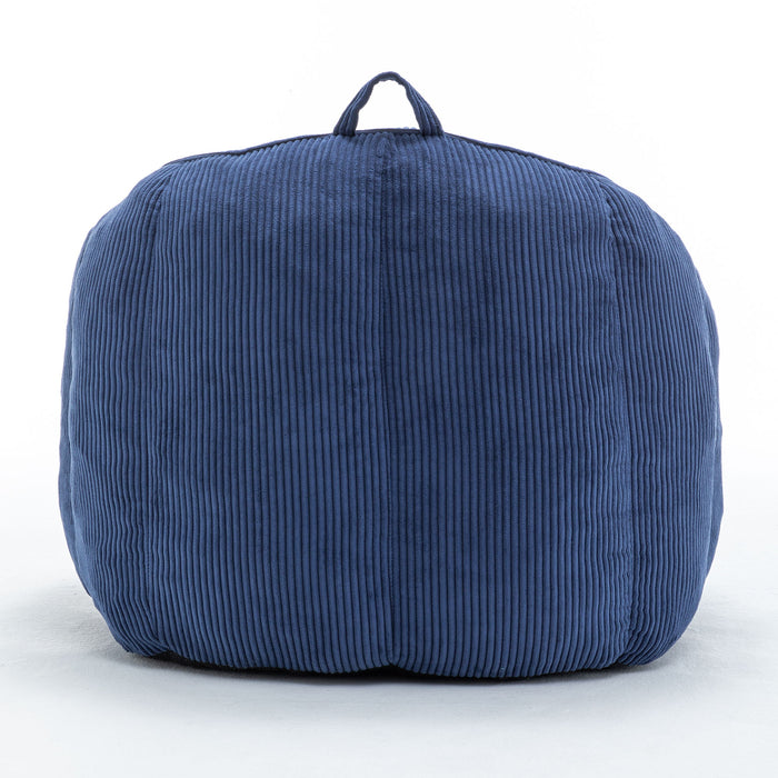 Giant Bean Bag Chair Sofa For Living Room - Dark Blue