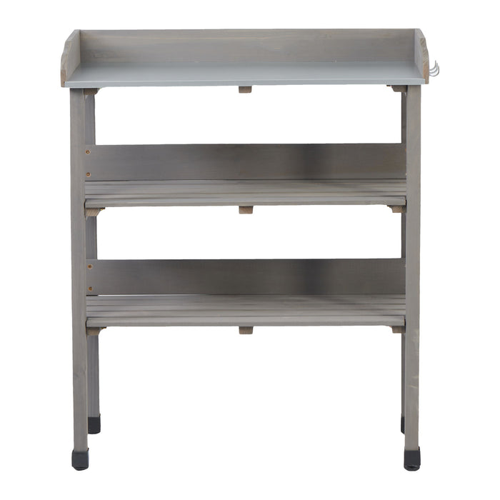 Outdoor Potting Table, 3 Tier Workbench