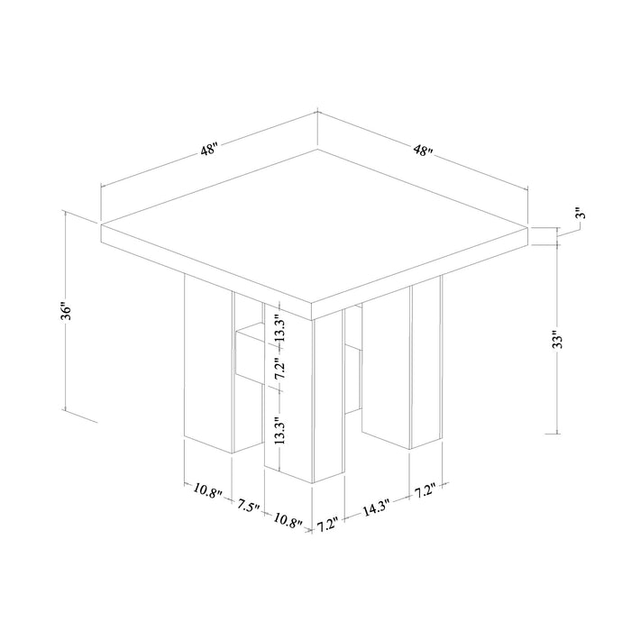 Mikha - Bar Table And Bar Stool