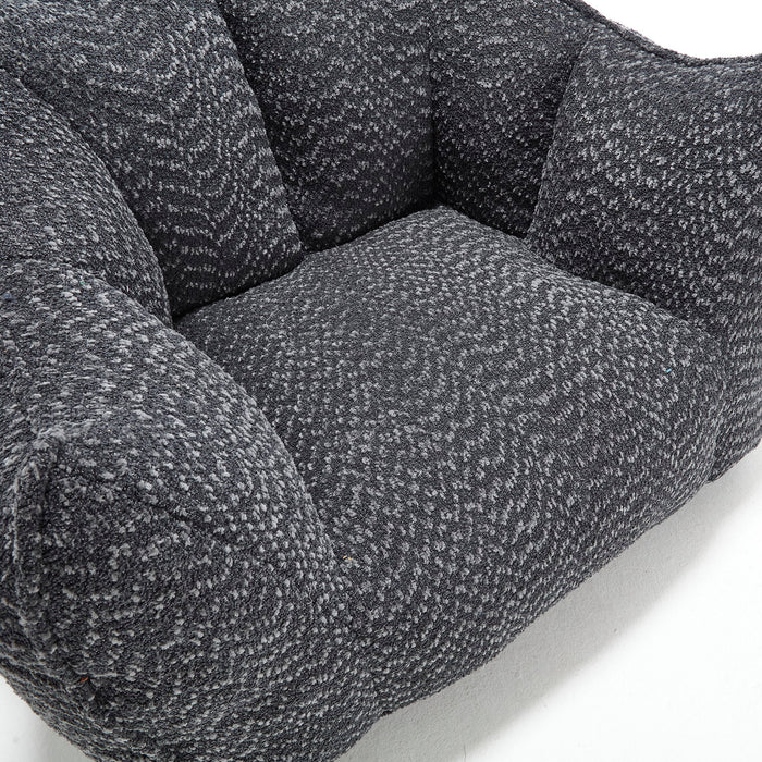 Comfortable Chenille Sofa Chairs With Highly Resilient Foam For Living Rooms And Bedrooms