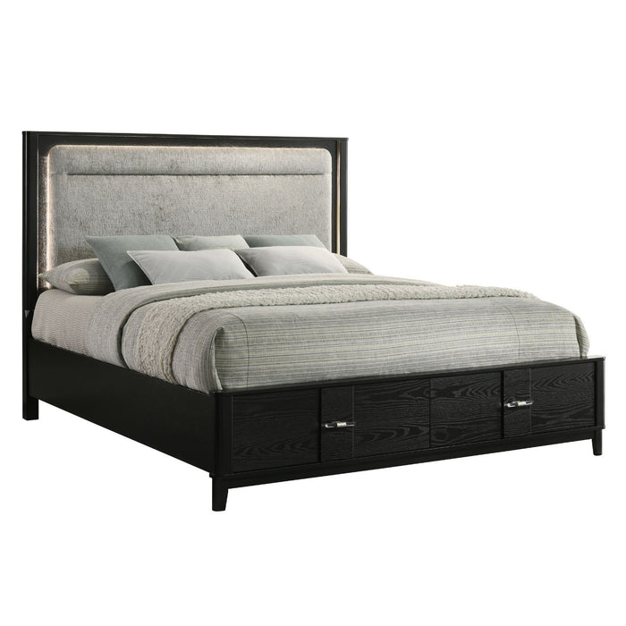 Opel - Storage Bed With LED Headboard