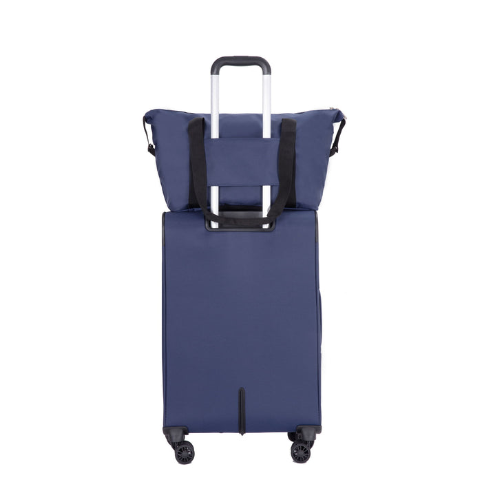 3 Piece Luggage Sets, Softshell Suitcase Spinner Wheels