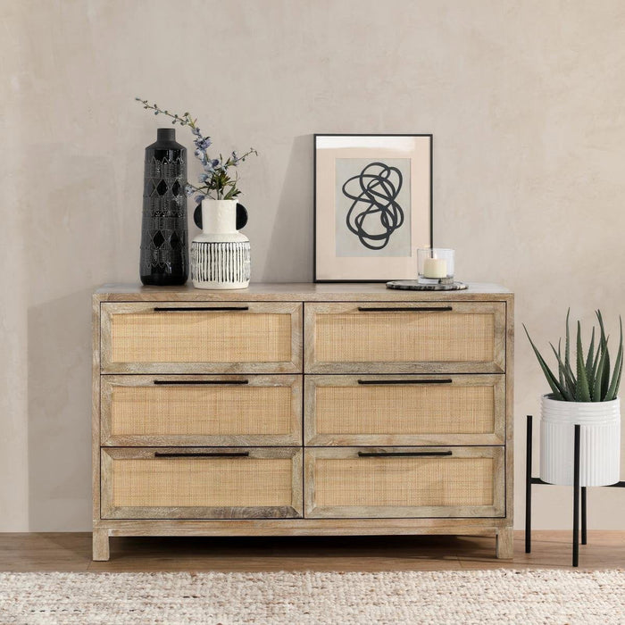 Jensen - 6 Drawer Dresser - Meadow Taupe