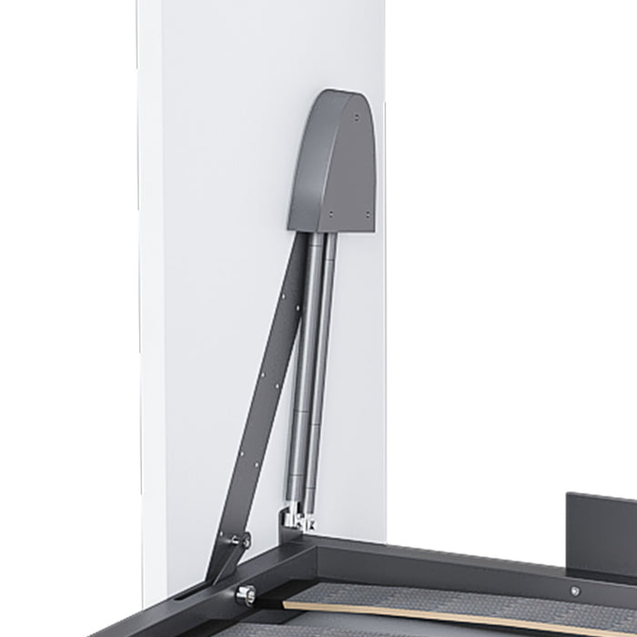 Queen Murphy Bed, Space Saving Design - White